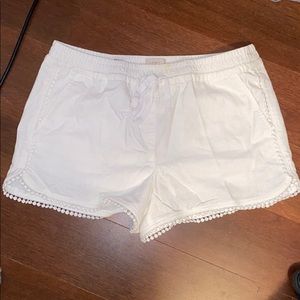 Loft Outlet White Running Shorts